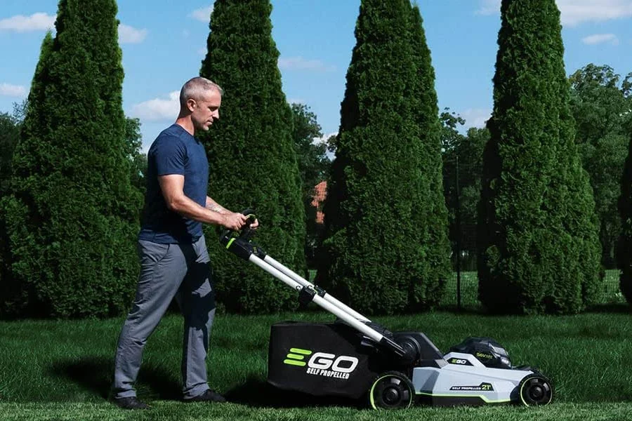 top rated battery operated lawn mowers