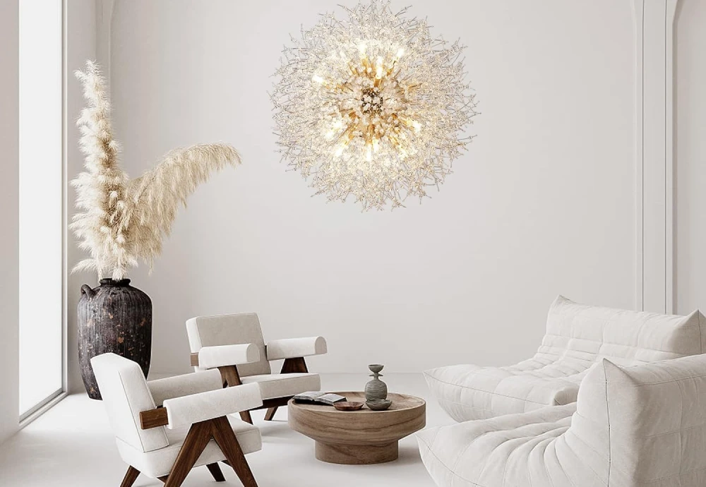 large glass globe chandelier